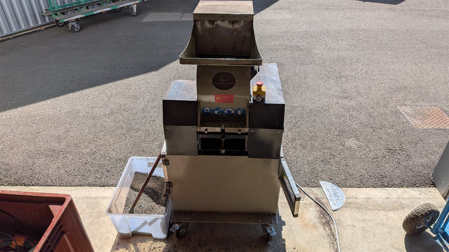 Machine de séparation du cuivre